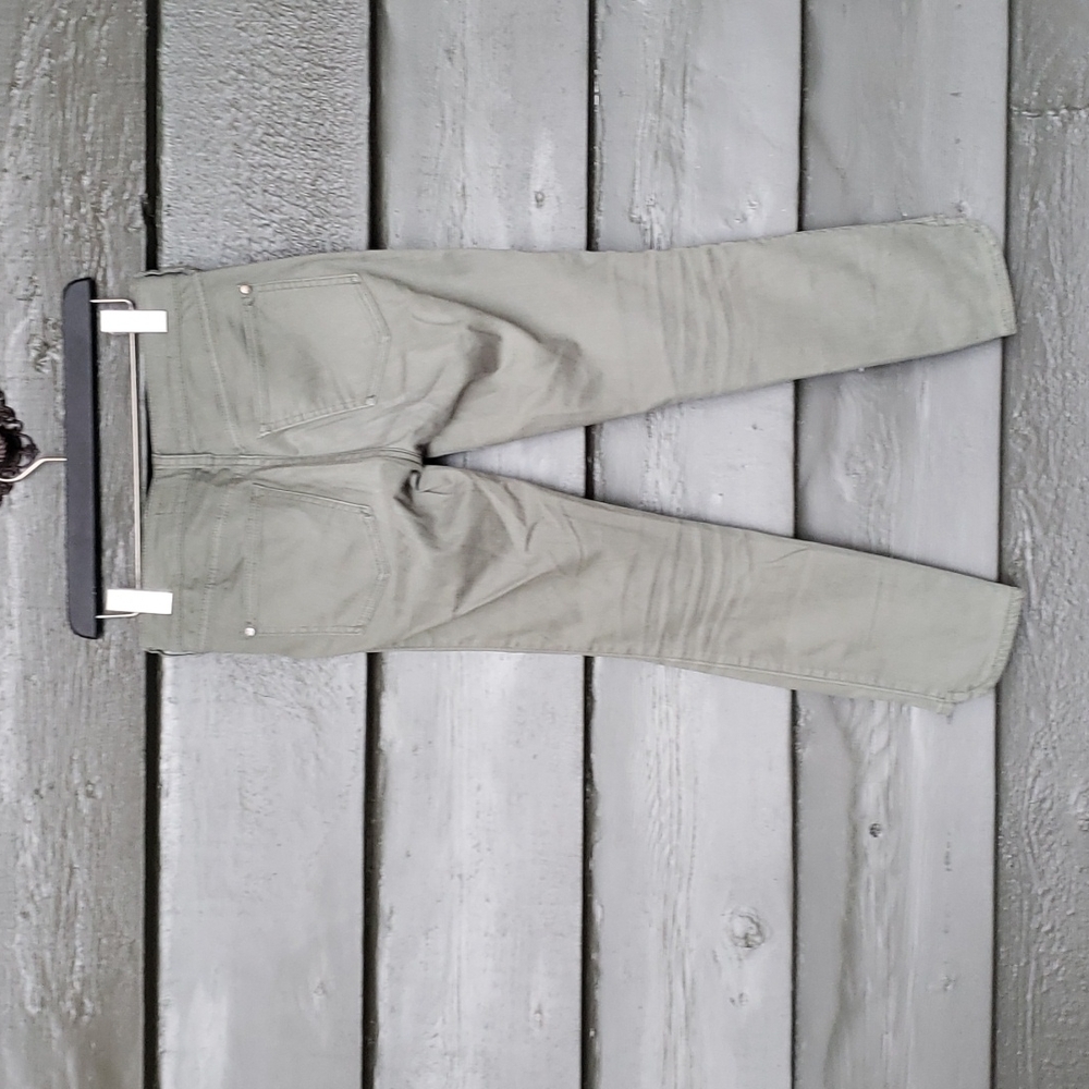 Anthropologie PILCRO Stet Cropped Ankle Jeans Olive sz 25 Women's - Picture 8 of 10